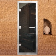 Дверь для хамама "Серая"