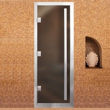 Дверь для хамама "Бронза матовая"